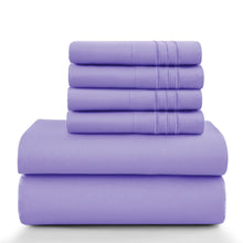 Load image into Gallery viewer, Lux Décor 6Pc Solid Sheet Set