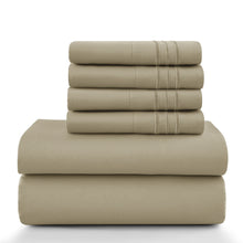 Load image into Gallery viewer, Lux Décor 6Pc Solid Sheet Set