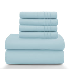 Load image into Gallery viewer, Lux Décor 6Pc Solid Sheet Set