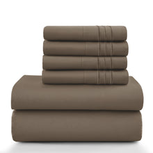 Load image into Gallery viewer, Lux Décor 6Pc Solid Sheet Set