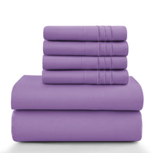 Load image into Gallery viewer, Lux Décor 6Pc Solid Sheet Set