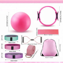Load image into Gallery viewer, 10-Piece Pilates Loops Yoga Kit