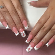 Load image into Gallery viewer, White Tip French Press on Nails