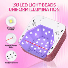 Load image into Gallery viewer, QUEEN Rechargeable UV LED Nail Lamp
