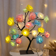 Load image into Gallery viewer, LED Rose Flower Table Lamp