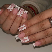 Load image into Gallery viewer, White Tip French Press on Nails