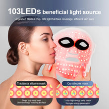 Load image into Gallery viewer, Silicone LED Face and Neck Mask