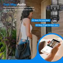 Load image into Gallery viewer, V380 Pro WiFi Triple Lenses Security Camera