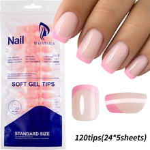 Load image into Gallery viewer, Acrylic French Nails