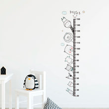 Load image into Gallery viewer, Cartoon Animal Height Ruler Wall Stickers