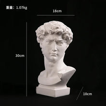 Load image into Gallery viewer, David Head Resin Statues
