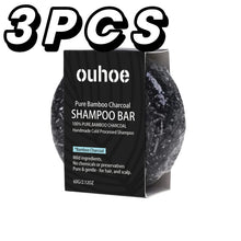 Load image into Gallery viewer, Bamboo Charcoal Shampoo Soap