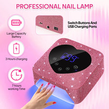 Load image into Gallery viewer, QUEEN Rechargeable UV LED Nail Lamp
