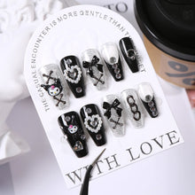 Load image into Gallery viewer, 24Pcs 3D kuromi press on nails