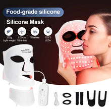 Load image into Gallery viewer, Silicone LED Face and Neck Mask