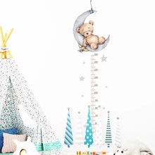 Load image into Gallery viewer, Cartoon Animal Height Ruler Wall Stickers