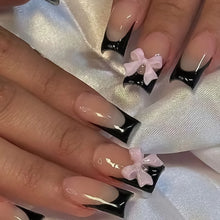 Load image into Gallery viewer, White Tip French Press on Nails
