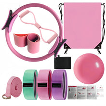 Load image into Gallery viewer, 10-Piece Pilates Loops Yoga Kit