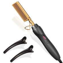 Load image into Gallery viewer, Electric Hair Straightening and Styling Tools