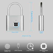 Load image into Gallery viewer, Keyless Fingerprint Lock