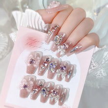 Load image into Gallery viewer, 24Pcs 3D kuromi press on nails
