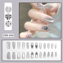 Load image into Gallery viewer, 24Pcs 3D kuromi press on nails