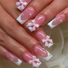 Load image into Gallery viewer, White Tip French Press on Nails