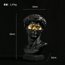 Load image into Gallery viewer, David Head Resin Statues