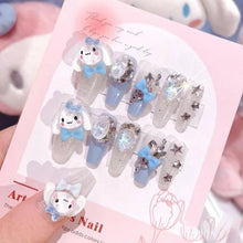 Load image into Gallery viewer, 24Pcs 3D kuromi press on nails