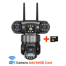 Load image into Gallery viewer, V380 Pro WiFi Triple Lenses Security Camera