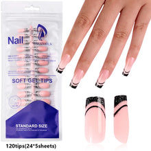 Load image into Gallery viewer, Acrylic French Nails