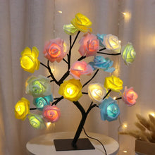 Load image into Gallery viewer, LED Rose Flower Table Lamp