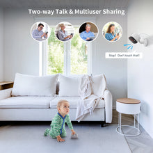 Load image into Gallery viewer, Jennov 2K WiFi Baby Monitor