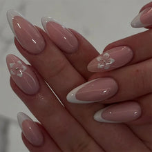 Load image into Gallery viewer, White Tip French Press on Nails