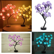 Load image into Gallery viewer, LED Rose Flower Table Lamp