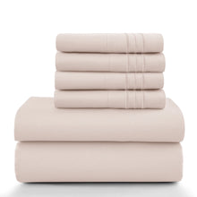 Load image into Gallery viewer, Lux Décor 6Pc Solid Sheet Set
