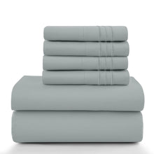 Load image into Gallery viewer, Lux Décor 6Pc Solid Sheet Set
