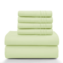 Load image into Gallery viewer, Lux Décor 6Pc Solid Sheet Set
