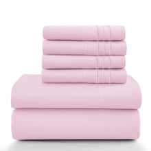 Load image into Gallery viewer, Lux Décor 6Pc Solid Sheet Set
