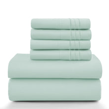 Load image into Gallery viewer, Lux Décor 6Pc Solid Sheet Set
