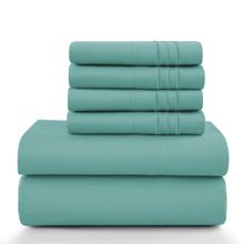 Load image into Gallery viewer, Lux Décor 6Pc Solid Sheet Set

