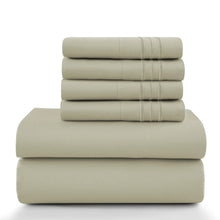 Load image into Gallery viewer, Lux Décor 6Pc Solid Sheet Set
