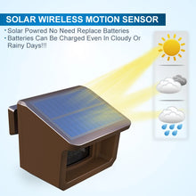 Load image into Gallery viewer, Weather-Resistant Solar Wireless Driveway Alarm
