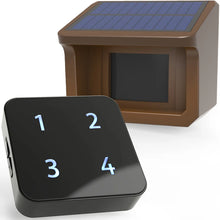 Load image into Gallery viewer, Weather-Resistant Solar Wireless Driveway Alarm
