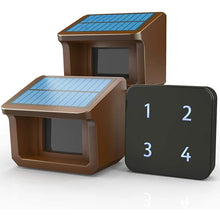 Load image into Gallery viewer, Weather-Resistant Solar Wireless Driveway Alarm
