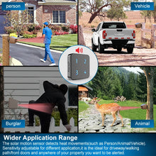 Load image into Gallery viewer, Weather-Resistant Solar Wireless Driveway Alarm
