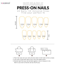 Load image into Gallery viewer, Romantic Press On Nails
