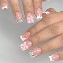 Load image into Gallery viewer, White Tip French Press on Nails
