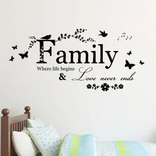 Load image into Gallery viewer, Family Quote Wall Sticker

