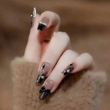 Load image into Gallery viewer, 24Pcs 3D kuromi press on nails
